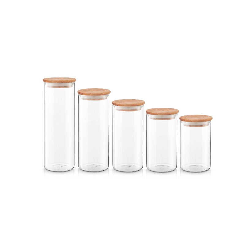 Glass Storage Jar Set